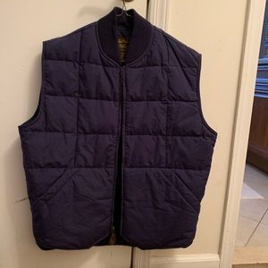 Eddie Bauer Navy Down Vest